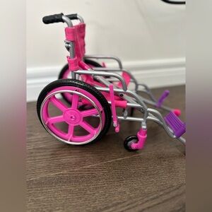 My Life Doll Pink Wheelchair & crutches